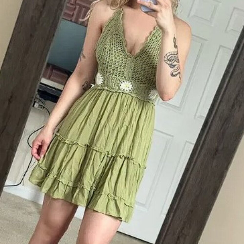 INDULGE Crochet Dress